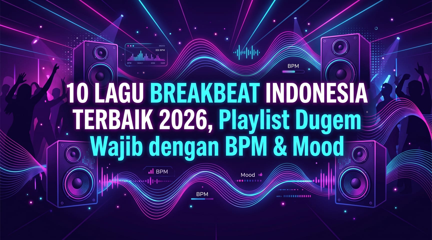 10 Lagu Breakbeat Indonesia Terbaik 2026 — Playlist Dugem Wajib dengan BPM & Mood