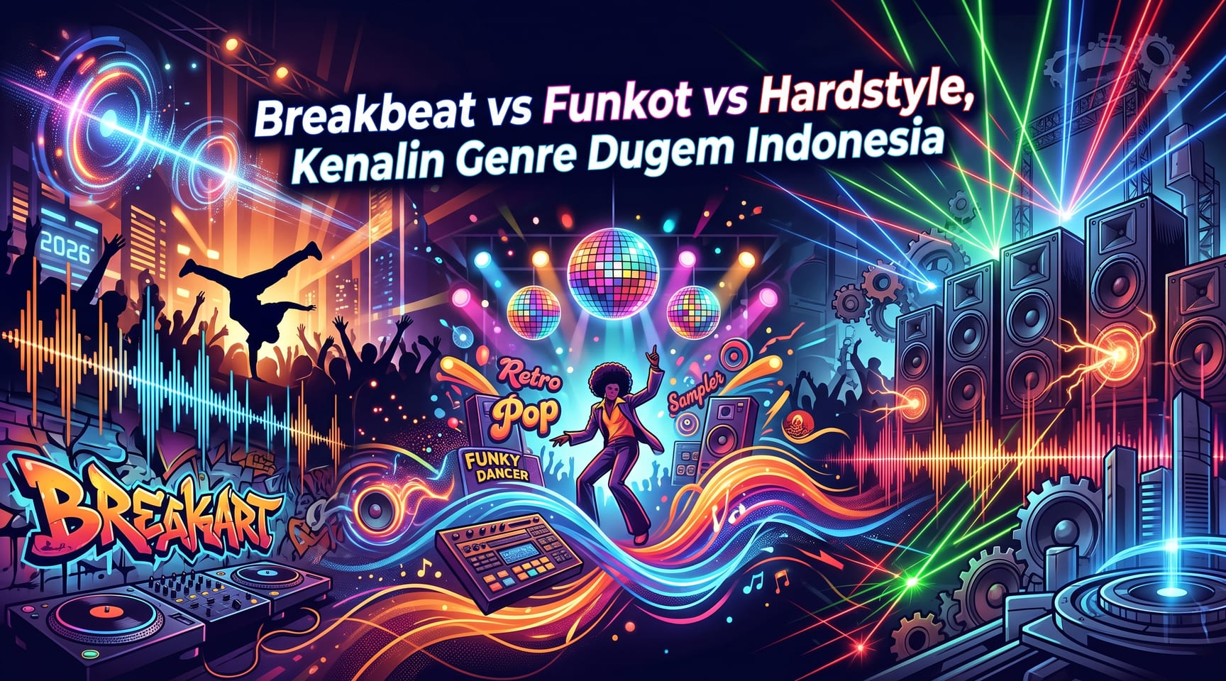 Breakbeat vs Funkot vs Hardstyle — Kenalin Genre Dugem Indonesia