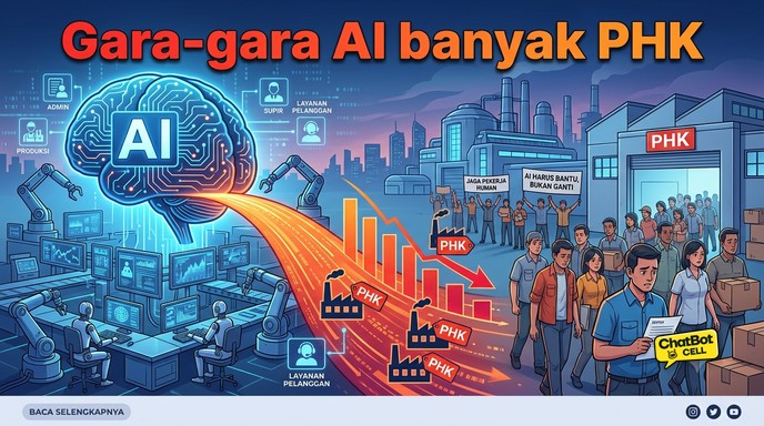 Gara-gara AI Banyak PHK — 52.000 Karyawan Teknologi Dipecat di Awal 2026