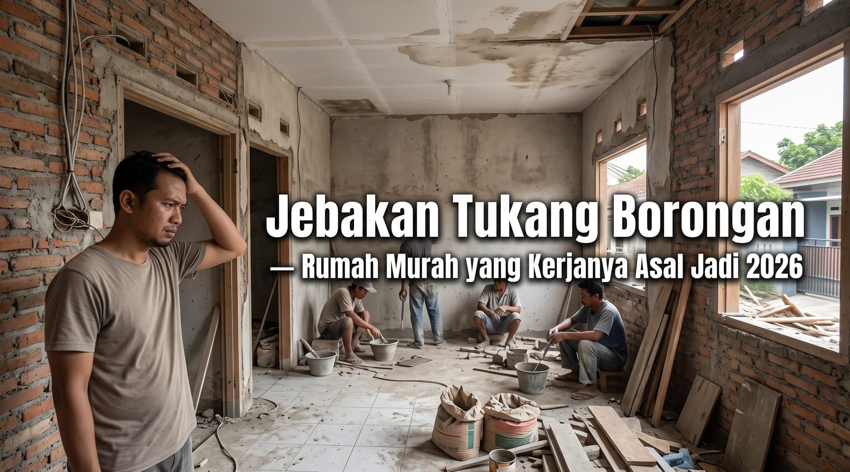 Jebakan Tukang Borongan — Rumah Murah yang Kerjanya Asal Jadi 2026