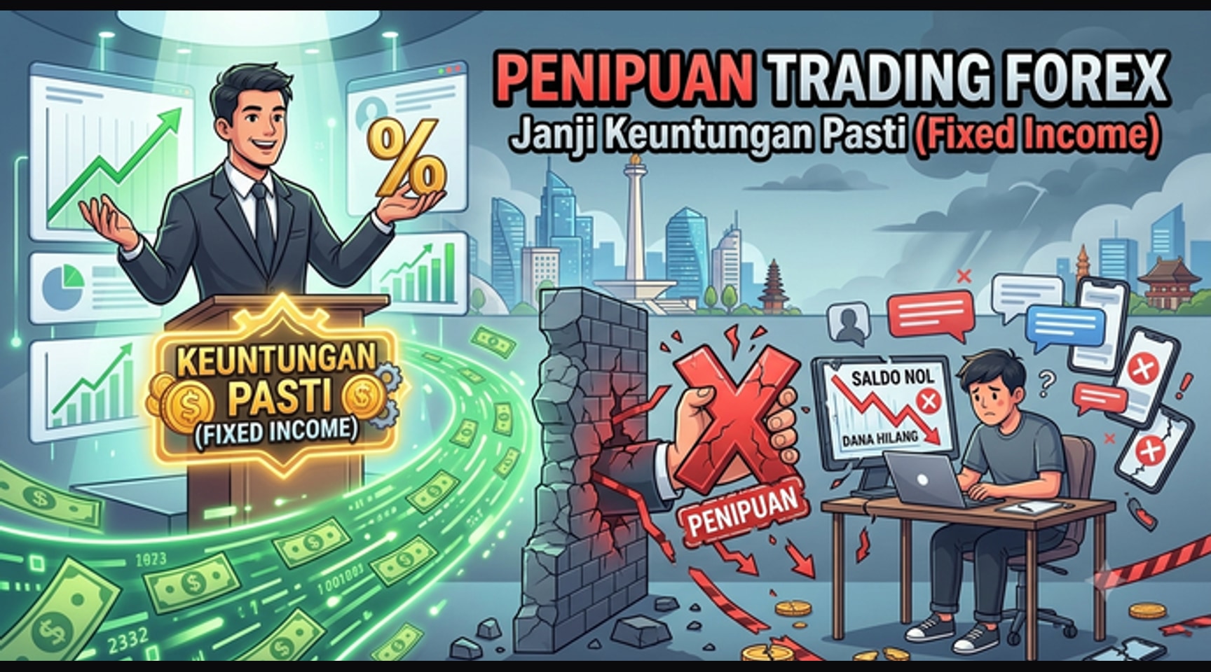Penipuan Trading Forex Janji Keuntungan Pasti — Skema Garansi 2026