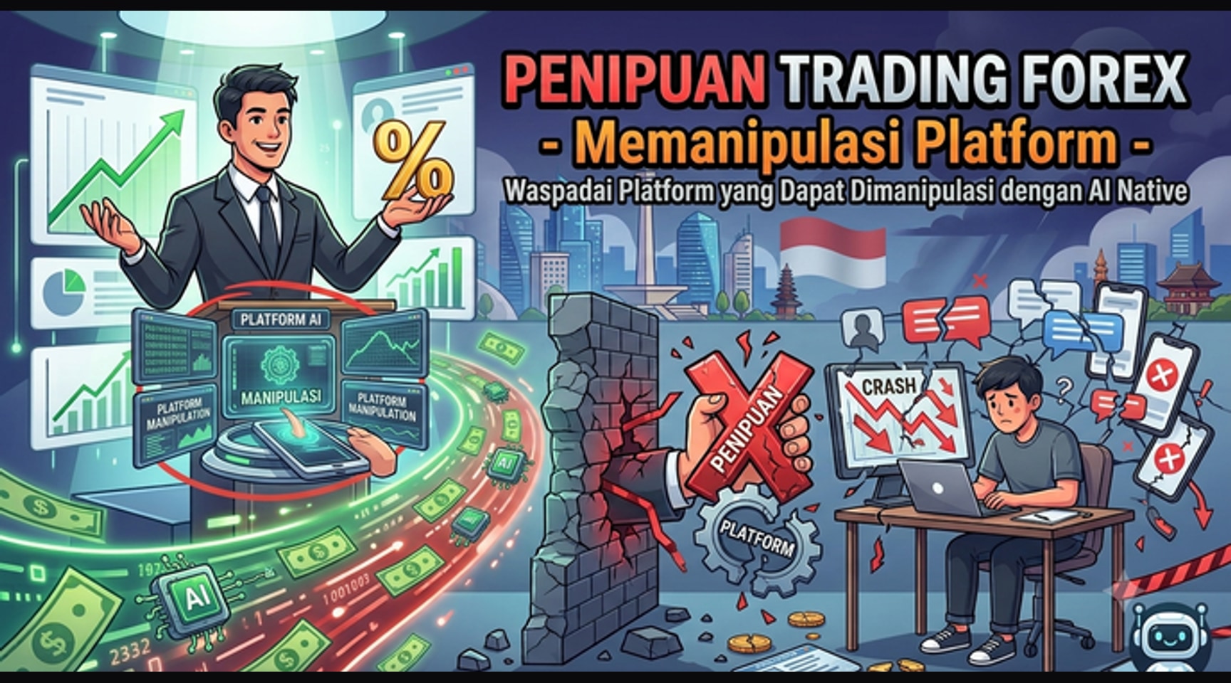 Penipuan Trading Forex — Modus Memanipulasi Platform Trading 2026