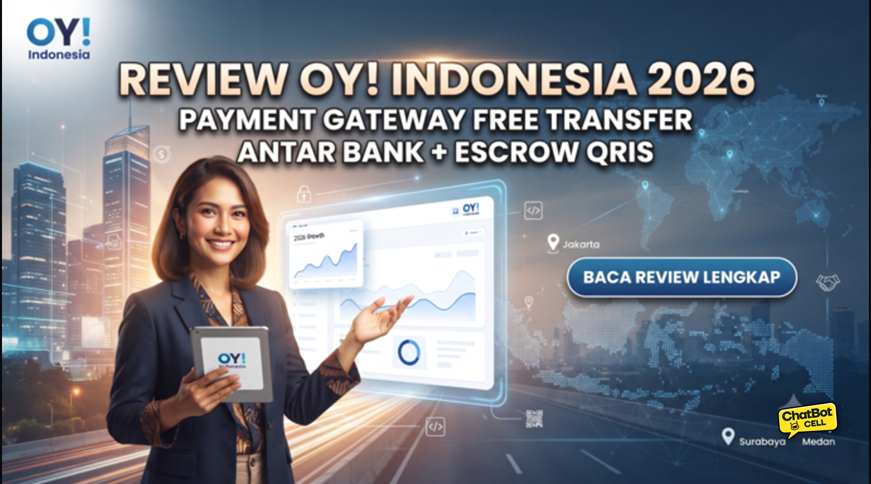 Review OY! Indonesia 2026 — Payment Gateway Free Transfer Antar Bank + Escrow QRIS