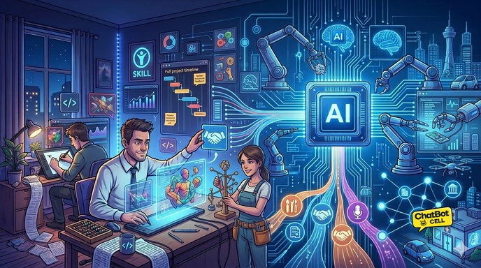 10 Skill Wajib Dipelajari 2026 Biar Nggak Kena PHK AI — Dari AI Literacy Sampai Entrepreneurial Mindset