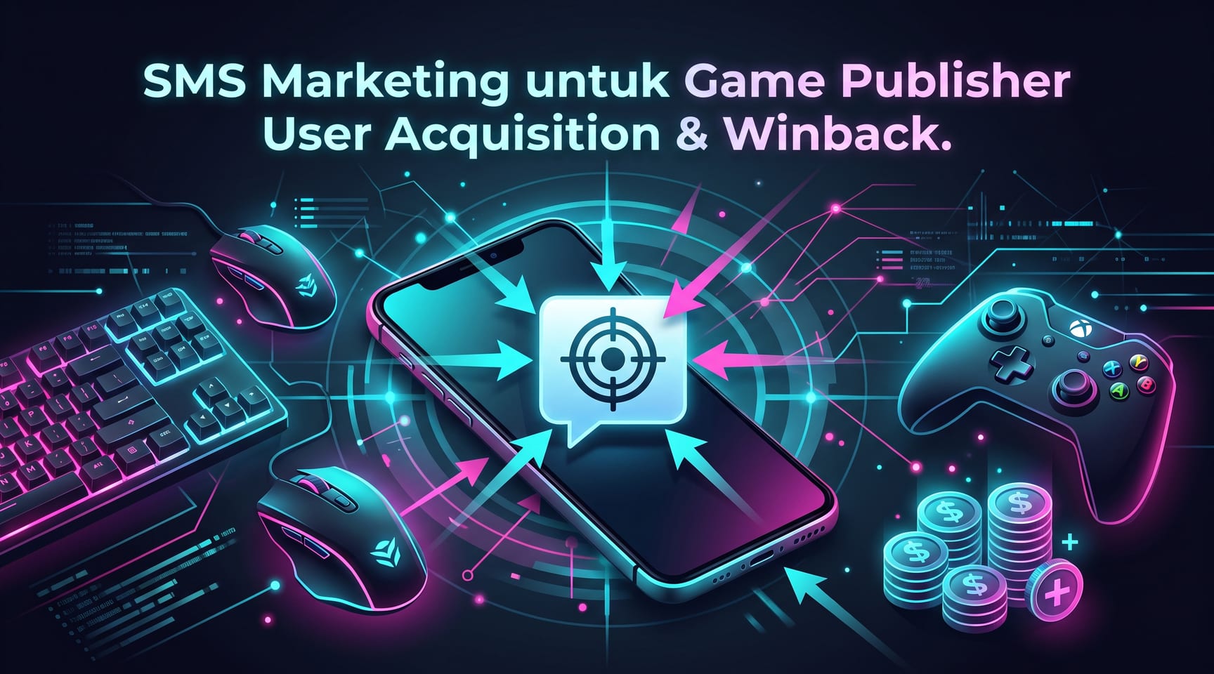 SMS Marketing untuk Game Publisher — User Acquisition & Winback