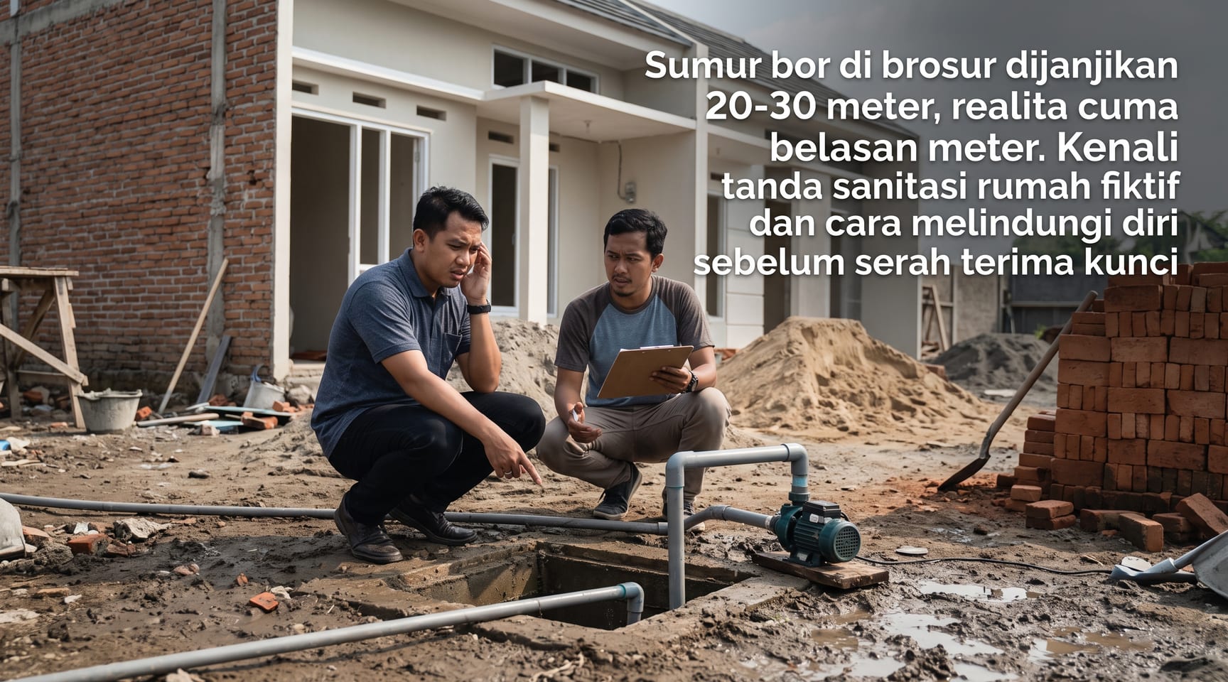 Sumur Bor Dangkal & Sanitasi Fiktif — Janji Manis Developer Rumah 2026